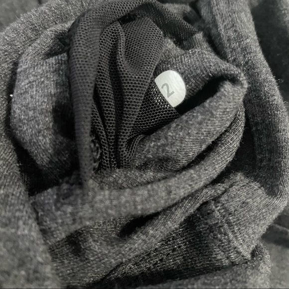 Lululemon Relaxed Sleeveless Soft Hoodie Grey 2 NWOT - Picture 12 of 14